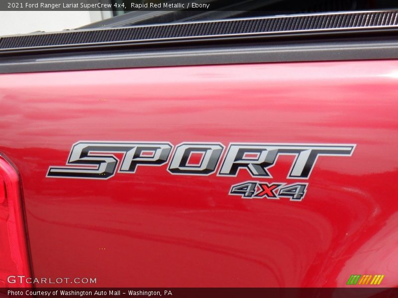 Rapid Red Metallic / Ebony 2021 Ford Ranger Lariat SuperCrew 4x4