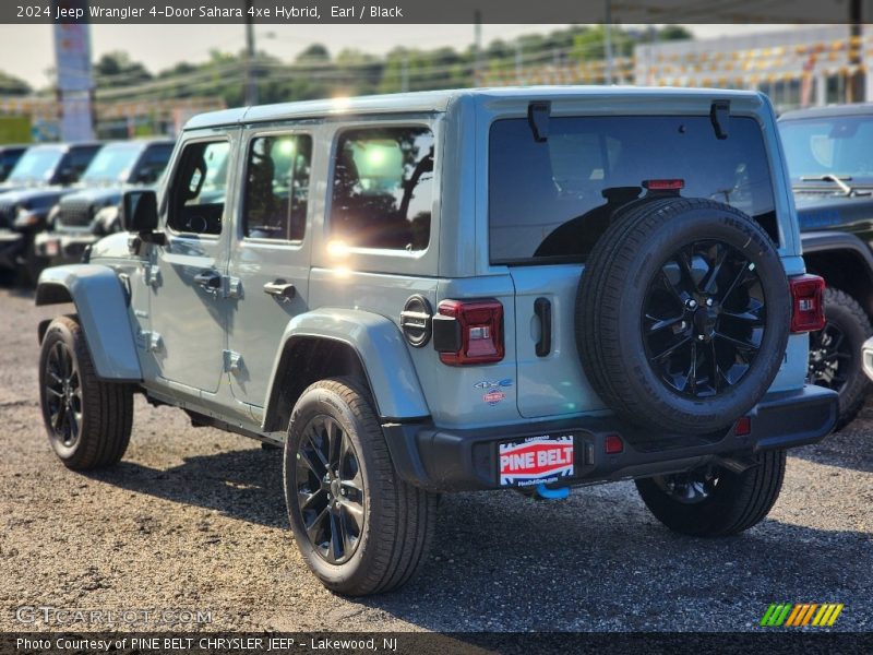 Earl / Black 2024 Jeep Wrangler 4-Door Sahara 4xe Hybrid