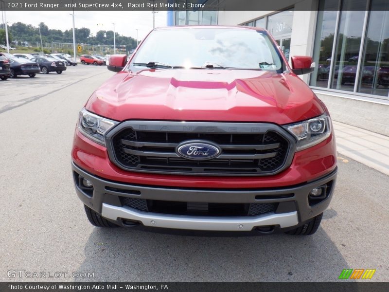 Rapid Red Metallic / Ebony 2021 Ford Ranger Lariat SuperCrew 4x4