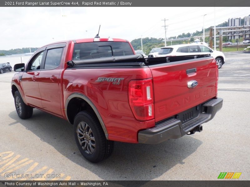 Rapid Red Metallic / Ebony 2021 Ford Ranger Lariat SuperCrew 4x4