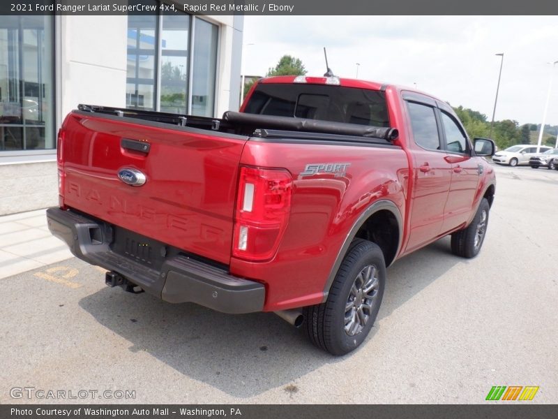 Rapid Red Metallic / Ebony 2021 Ford Ranger Lariat SuperCrew 4x4