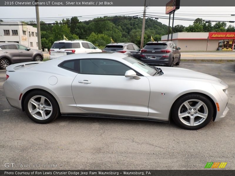 Silver Ice Metallic / Jet Black 2016 Chevrolet Camaro LT Coupe