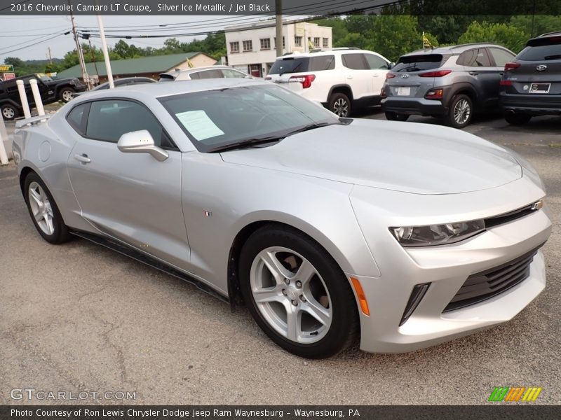Silver Ice Metallic / Jet Black 2016 Chevrolet Camaro LT Coupe