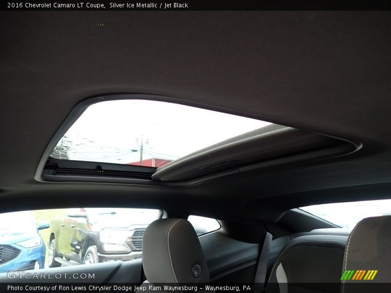 Silver Ice Metallic / Jet Black 2016 Chevrolet Camaro LT Coupe