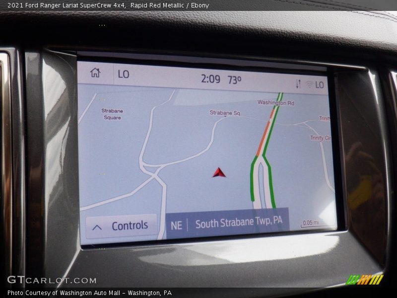 Navigation of 2021 Ranger Lariat SuperCrew 4x4