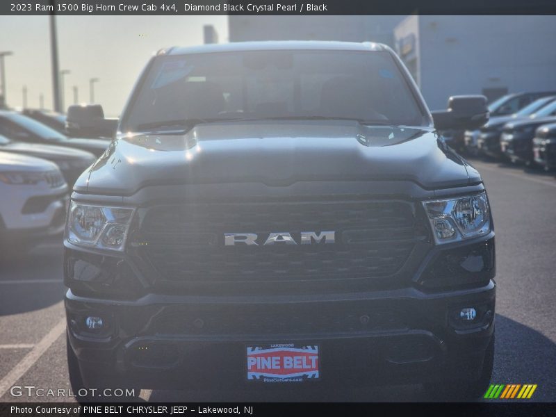 Diamond Black Crystal Pearl / Black 2023 Ram 1500 Big Horn Crew Cab 4x4