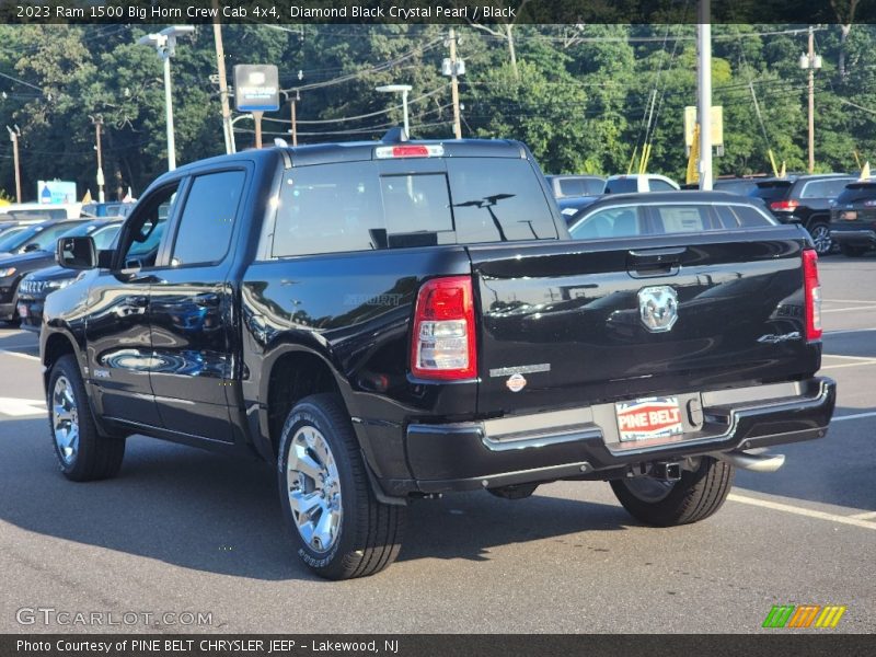 Diamond Black Crystal Pearl / Black 2023 Ram 1500 Big Horn Crew Cab 4x4