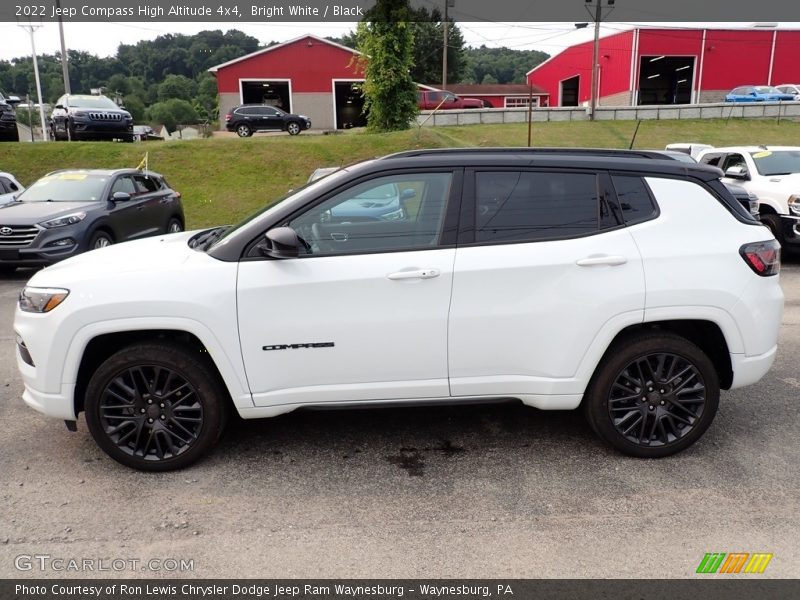 Bright White / Black 2022 Jeep Compass High Altitude 4x4