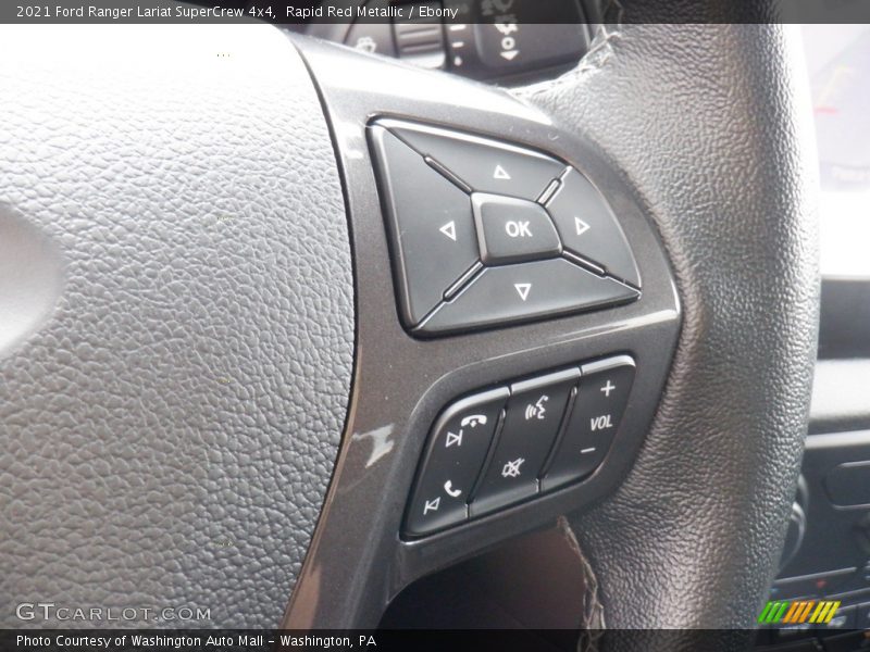  2021 Ranger Lariat SuperCrew 4x4 Steering Wheel