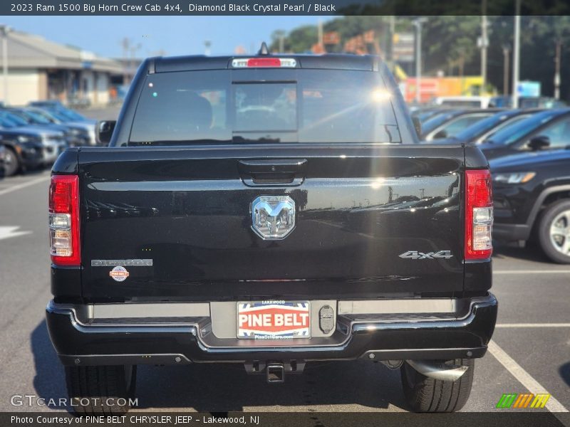 Diamond Black Crystal Pearl / Black 2023 Ram 1500 Big Horn Crew Cab 4x4