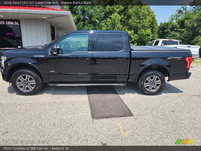 Shadow Black / Black 2016 Ford F150 XLT SuperCrew 4x4