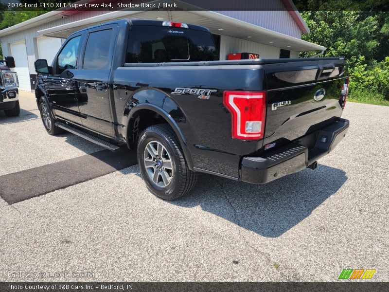 Shadow Black / Black 2016 Ford F150 XLT SuperCrew 4x4