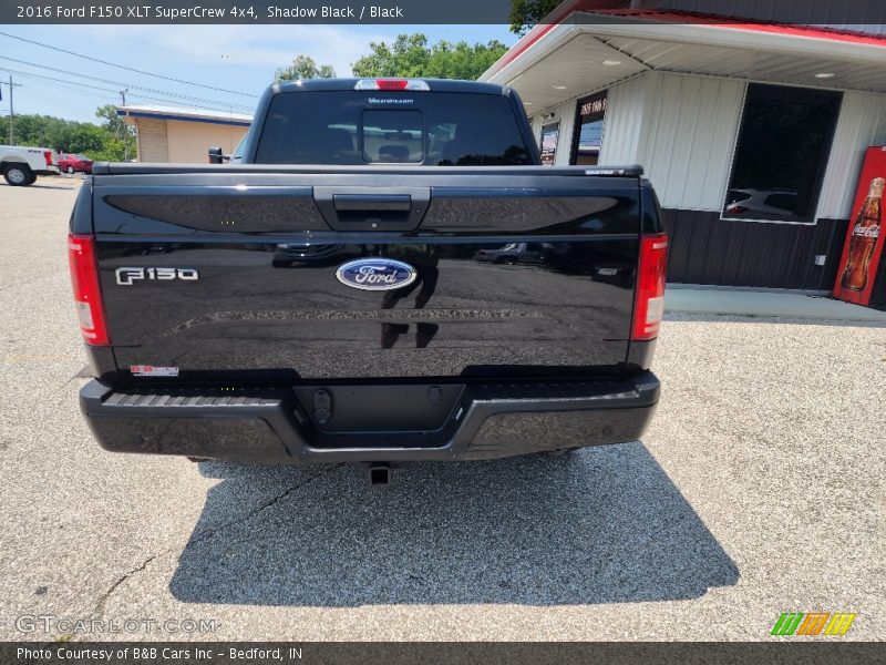 Shadow Black / Black 2016 Ford F150 XLT SuperCrew 4x4