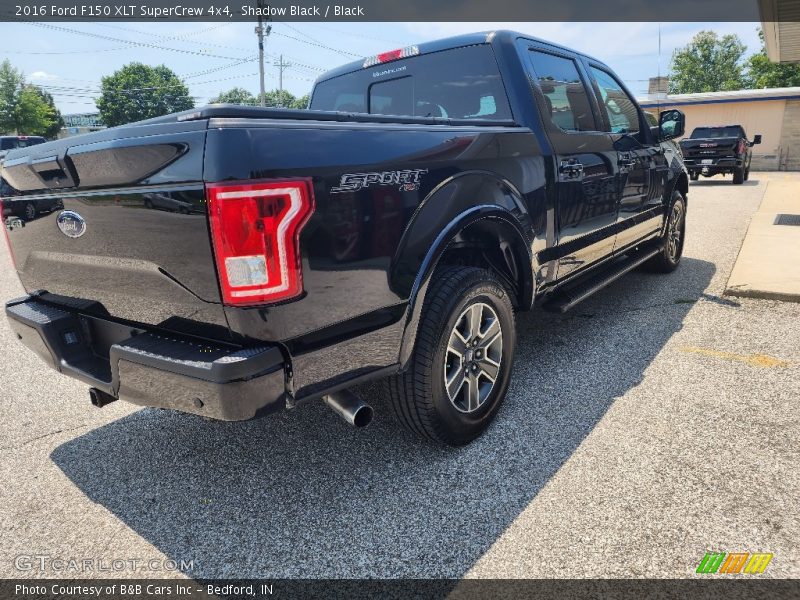 Shadow Black / Black 2016 Ford F150 XLT SuperCrew 4x4