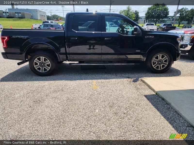 Shadow Black / Black 2016 Ford F150 XLT SuperCrew 4x4