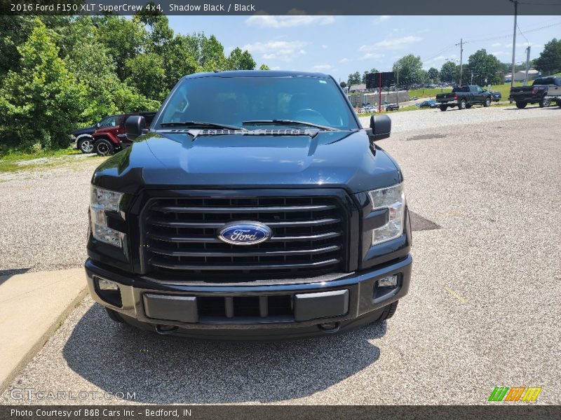 Shadow Black / Black 2016 Ford F150 XLT SuperCrew 4x4