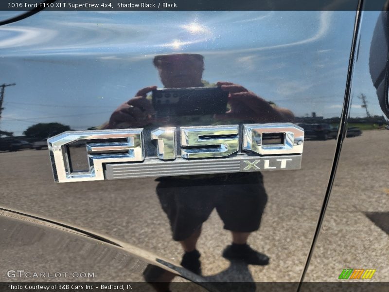Shadow Black / Black 2016 Ford F150 XLT SuperCrew 4x4
