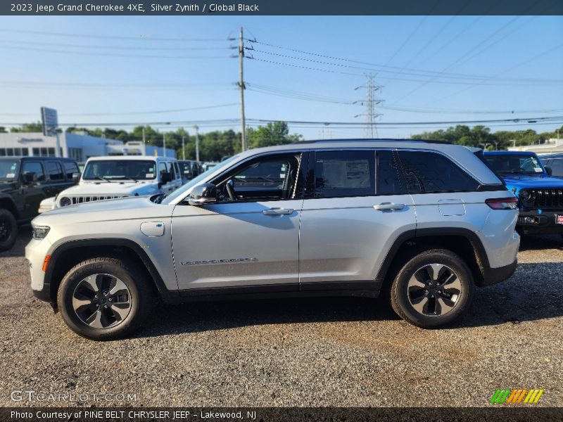 Silver Zynith / Global Black 2023 Jeep Grand Cherokee 4XE