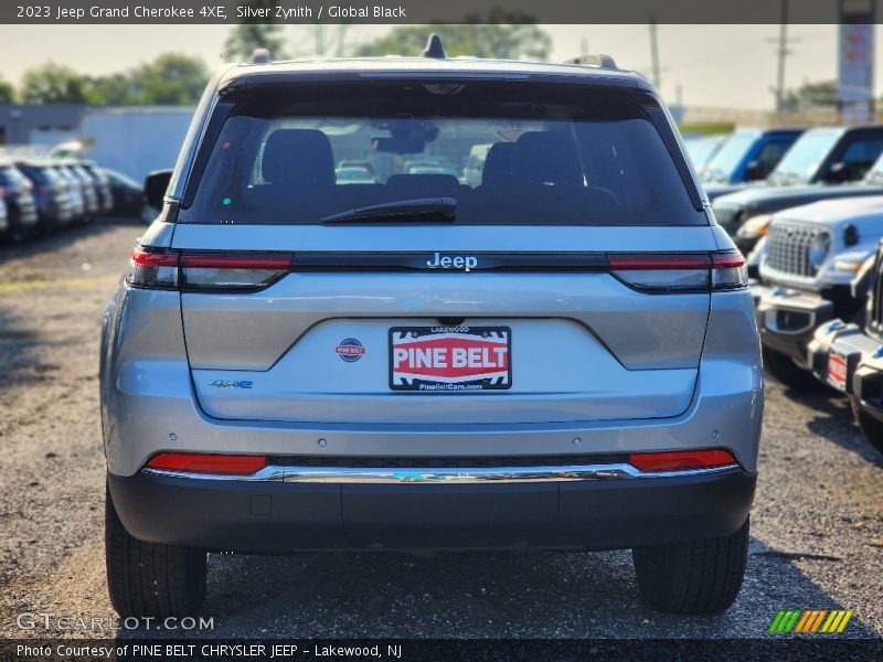 Silver Zynith / Global Black 2023 Jeep Grand Cherokee 4XE