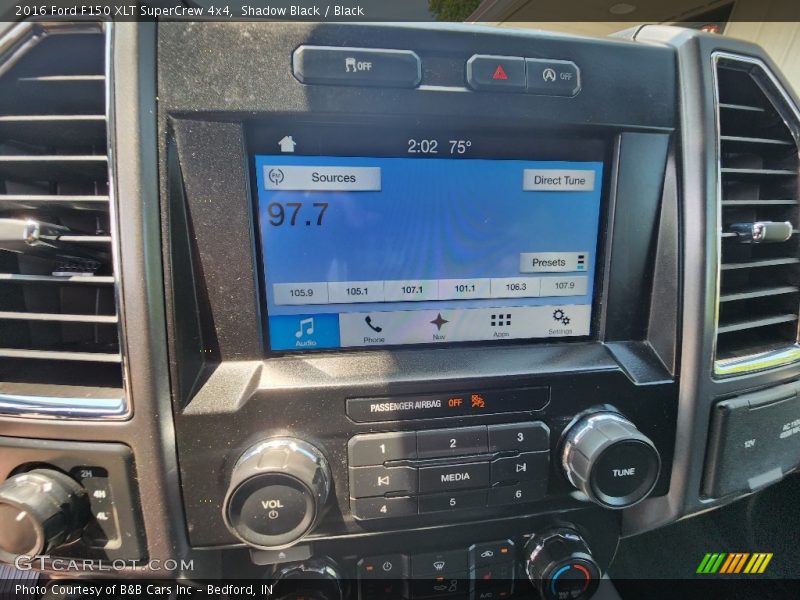 Shadow Black / Black 2016 Ford F150 XLT SuperCrew 4x4