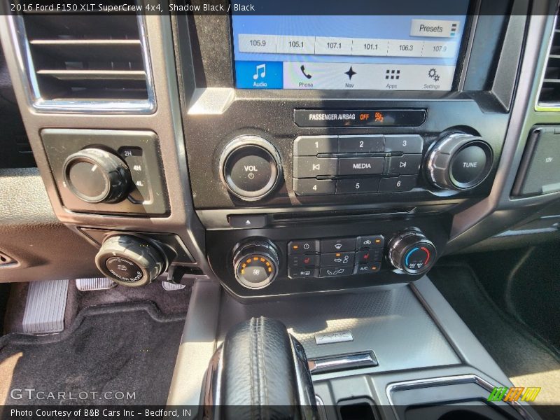 Shadow Black / Black 2016 Ford F150 XLT SuperCrew 4x4