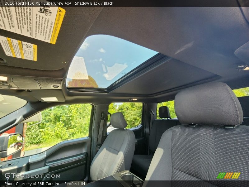 Shadow Black / Black 2016 Ford F150 XLT SuperCrew 4x4