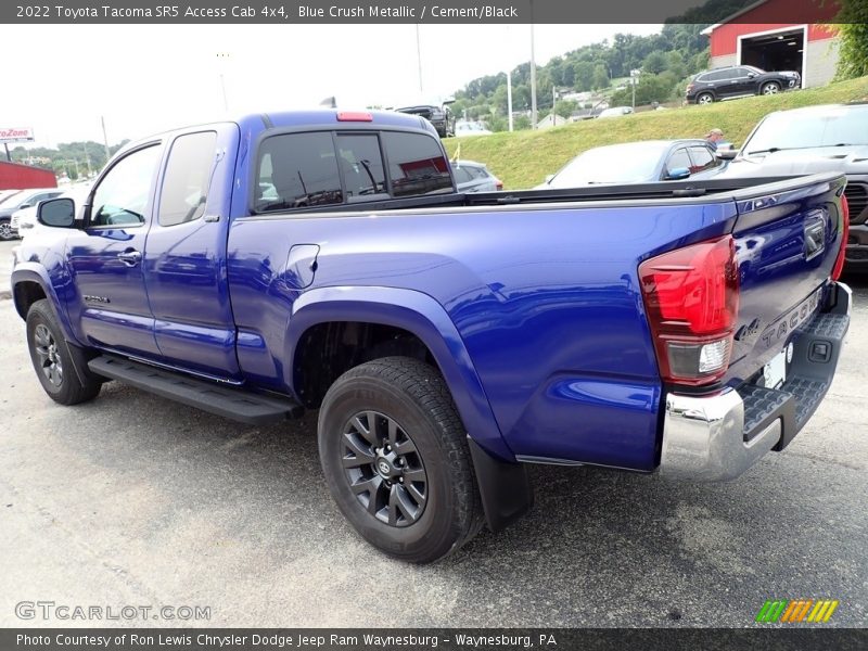 Blue Crush Metallic / Cement/Black 2022 Toyota Tacoma SR5 Access Cab 4x4