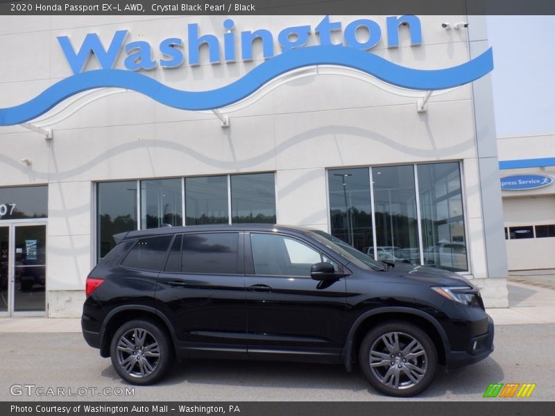 Crystal Black Pearl / Black 2020 Honda Passport EX-L AWD