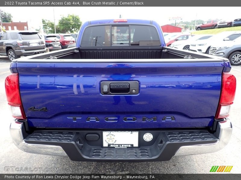 Blue Crush Metallic / Cement/Black 2022 Toyota Tacoma SR5 Access Cab 4x4