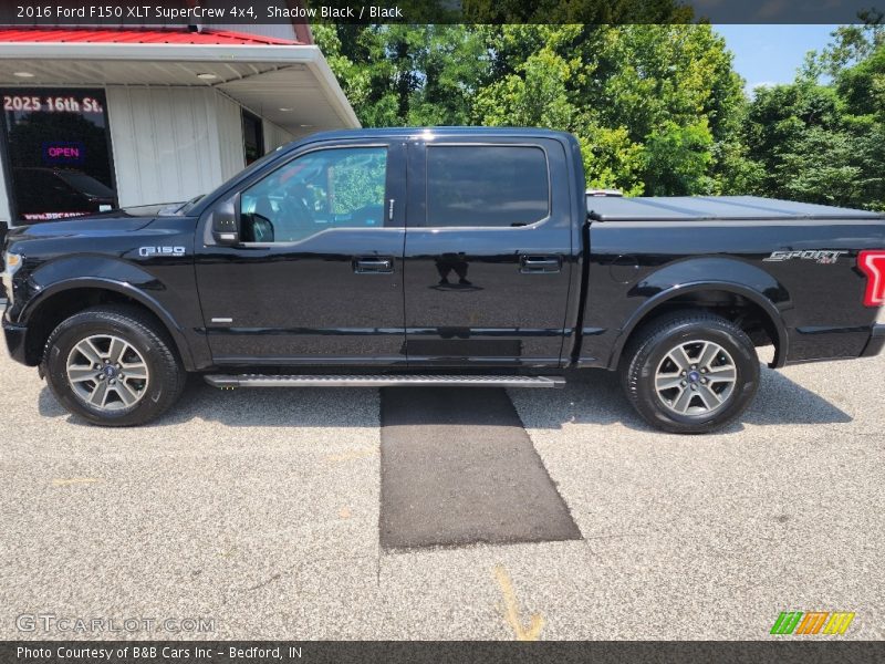 Shadow Black / Black 2016 Ford F150 XLT SuperCrew 4x4