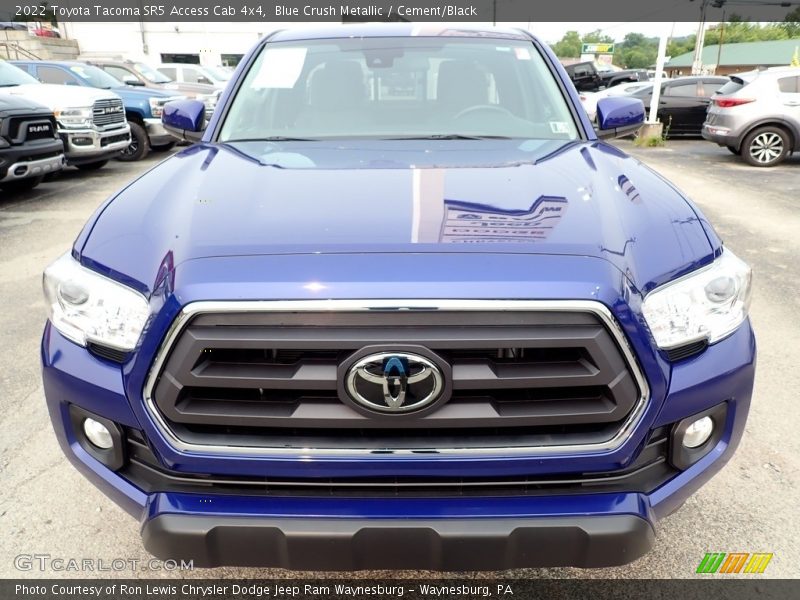 Blue Crush Metallic / Cement/Black 2022 Toyota Tacoma SR5 Access Cab 4x4