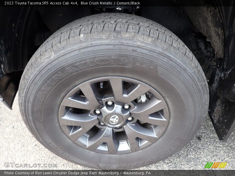Blue Crush Metallic / Cement/Black 2022 Toyota Tacoma SR5 Access Cab 4x4