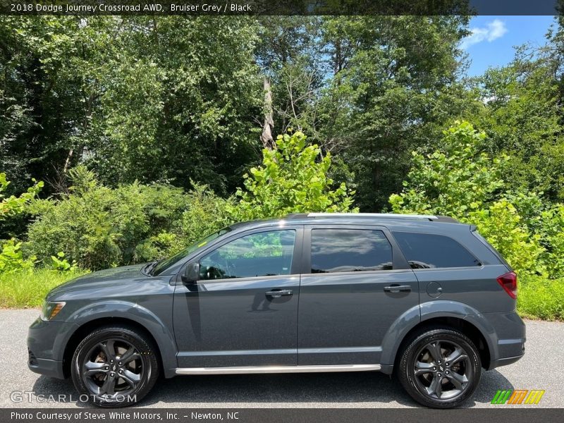 Bruiser Grey / Black 2018 Dodge Journey Crossroad AWD