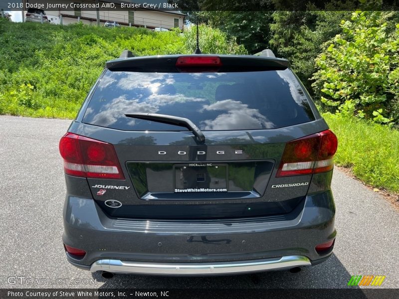 Bruiser Grey / Black 2018 Dodge Journey Crossroad AWD