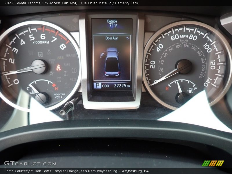  2022 Tacoma SR5 Access Cab 4x4 SR5 Access Cab 4x4 Gauges