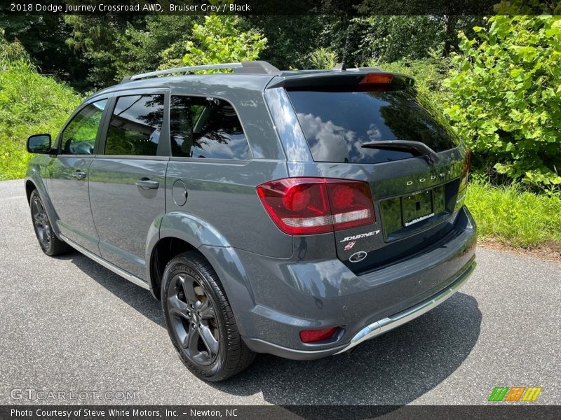 Bruiser Grey / Black 2018 Dodge Journey Crossroad AWD