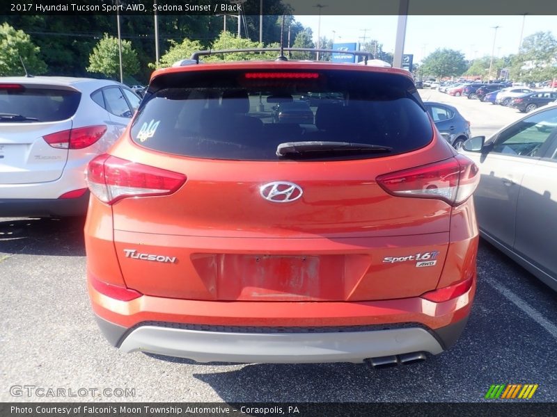 Sedona Sunset / Black 2017 Hyundai Tucson Sport AWD