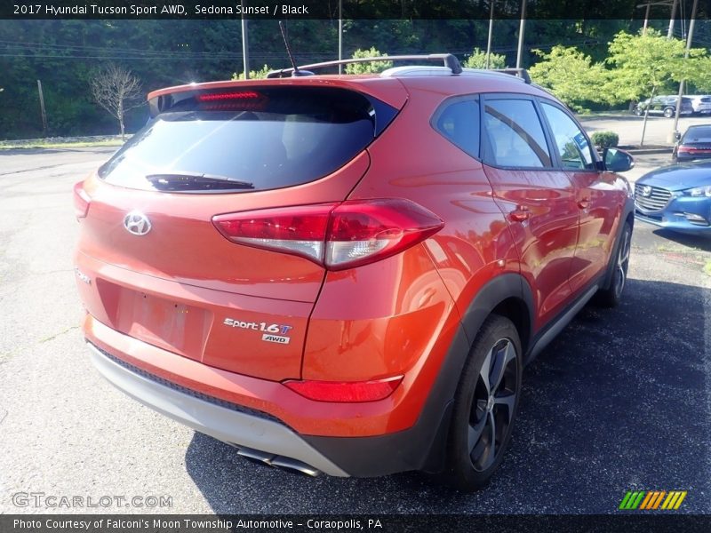Sedona Sunset / Black 2017 Hyundai Tucson Sport AWD