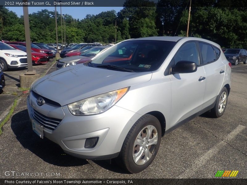 Diamond Silver / Black 2012 Hyundai Tucson GL