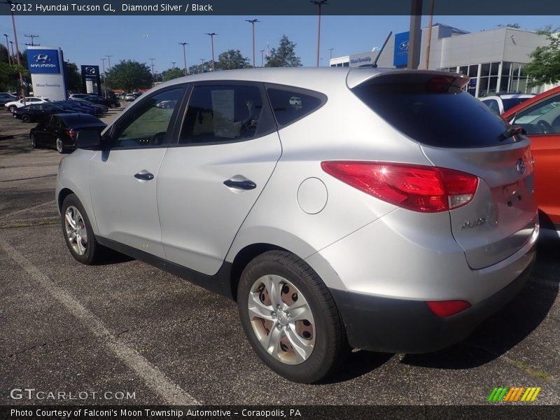 Diamond Silver / Black 2012 Hyundai Tucson GL