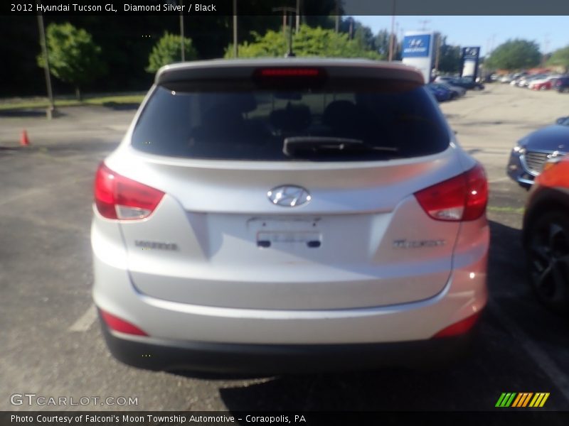 Diamond Silver / Black 2012 Hyundai Tucson GL
