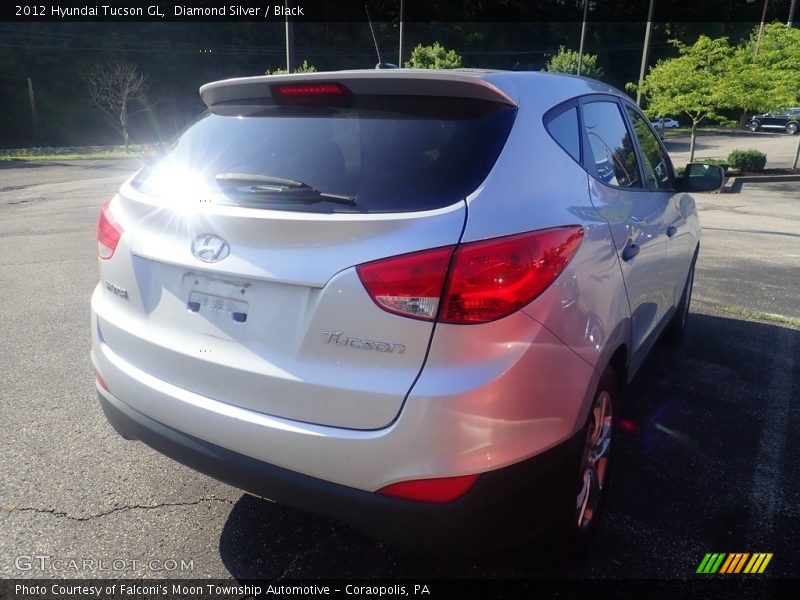 Diamond Silver / Black 2012 Hyundai Tucson GL
