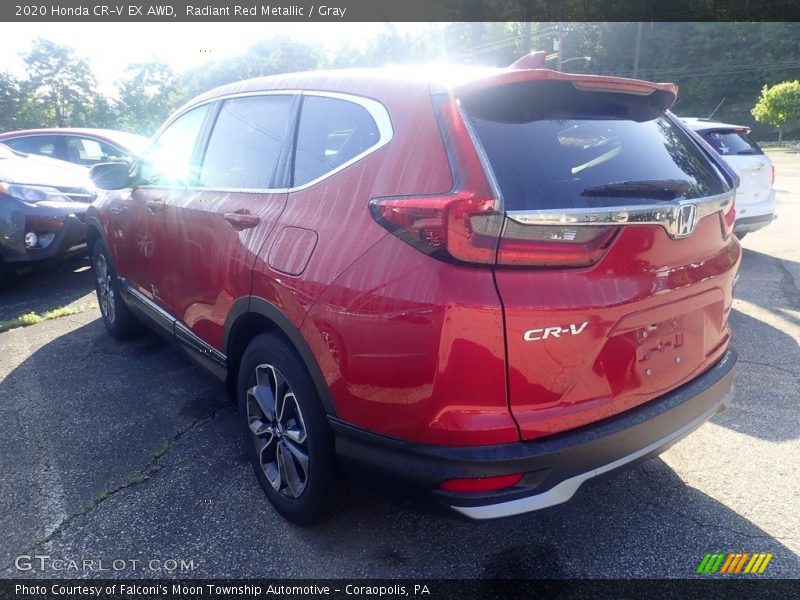 Radiant Red Metallic / Gray 2020 Honda CR-V EX AWD