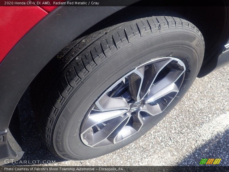 Radiant Red Metallic / Gray 2020 Honda CR-V EX AWD