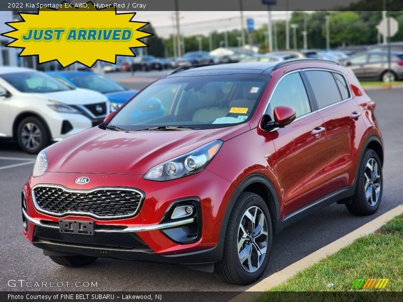 Hyper Red / Gray 2022 Kia Sportage EX AWD