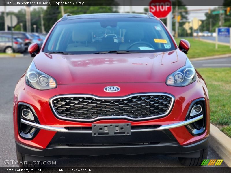 Hyper Red / Gray 2022 Kia Sportage EX AWD