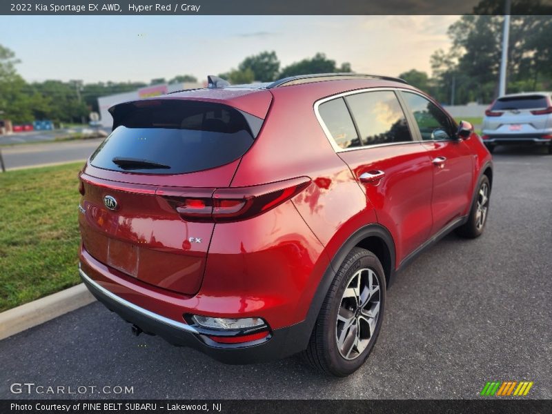 Hyper Red / Gray 2022 Kia Sportage EX AWD