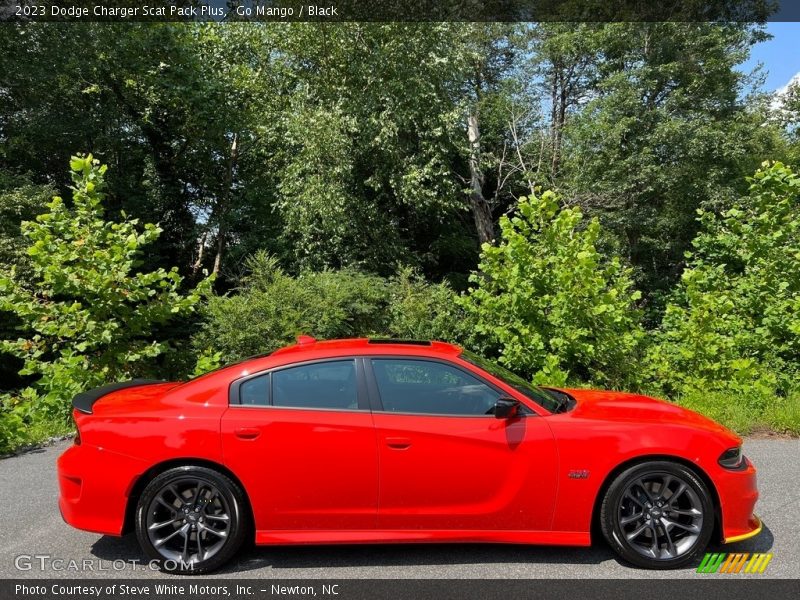 Go Mango / Black 2023 Dodge Charger Scat Pack Plus