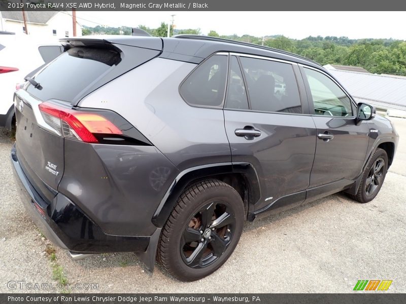 Magnetic Gray Metallic / Black 2019 Toyota RAV4 XSE AWD Hybrid