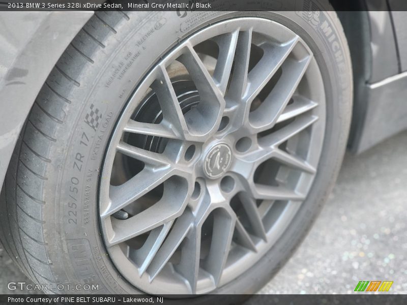 Mineral Grey Metallic / Black 2013 BMW 3 Series 328i xDrive Sedan